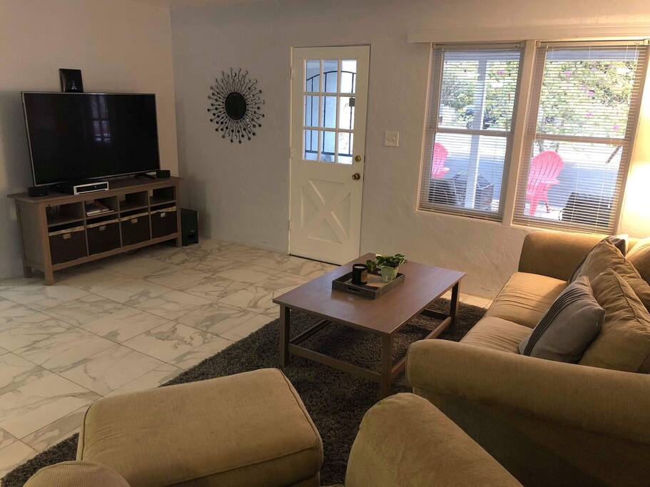 Living Room with Pullout Couch