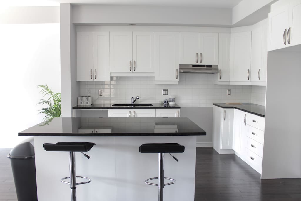 Clean Modern kitchen- New appliances have been installed
