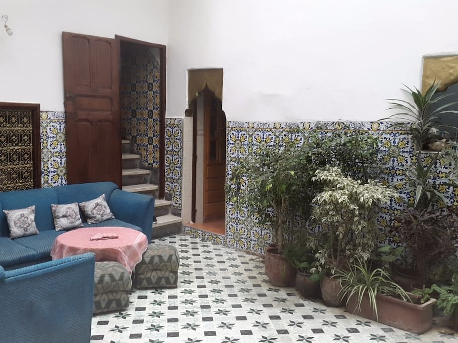 Inside the house