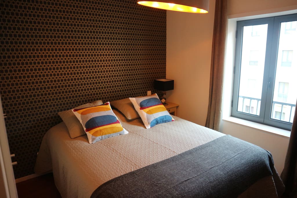 A big bed for you to be very comfortable, and a spacious wardrobe.