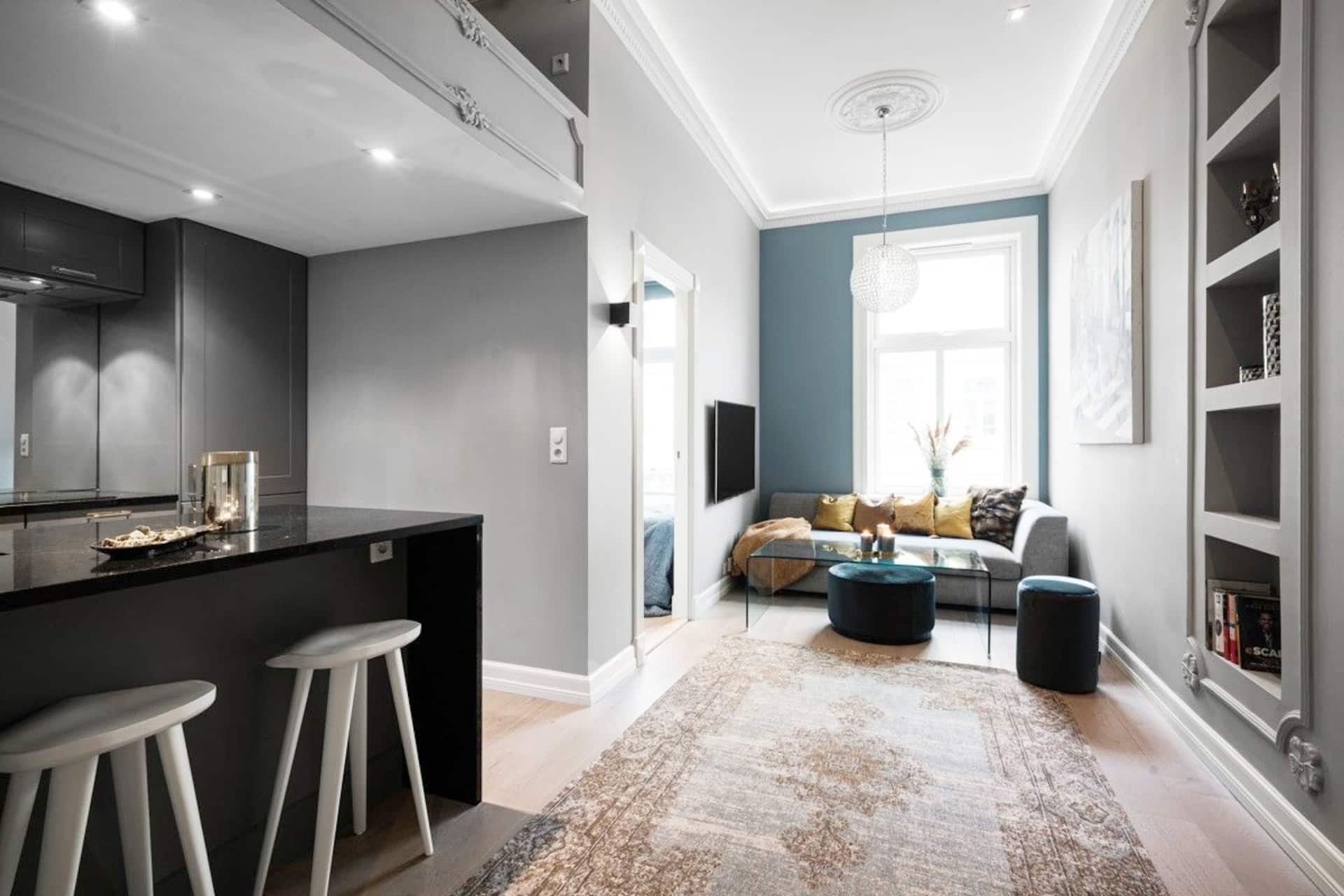 Modern central 40m² apartment Frogner near Solli