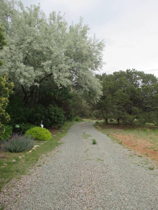 Home located at the end of driveway, off the street