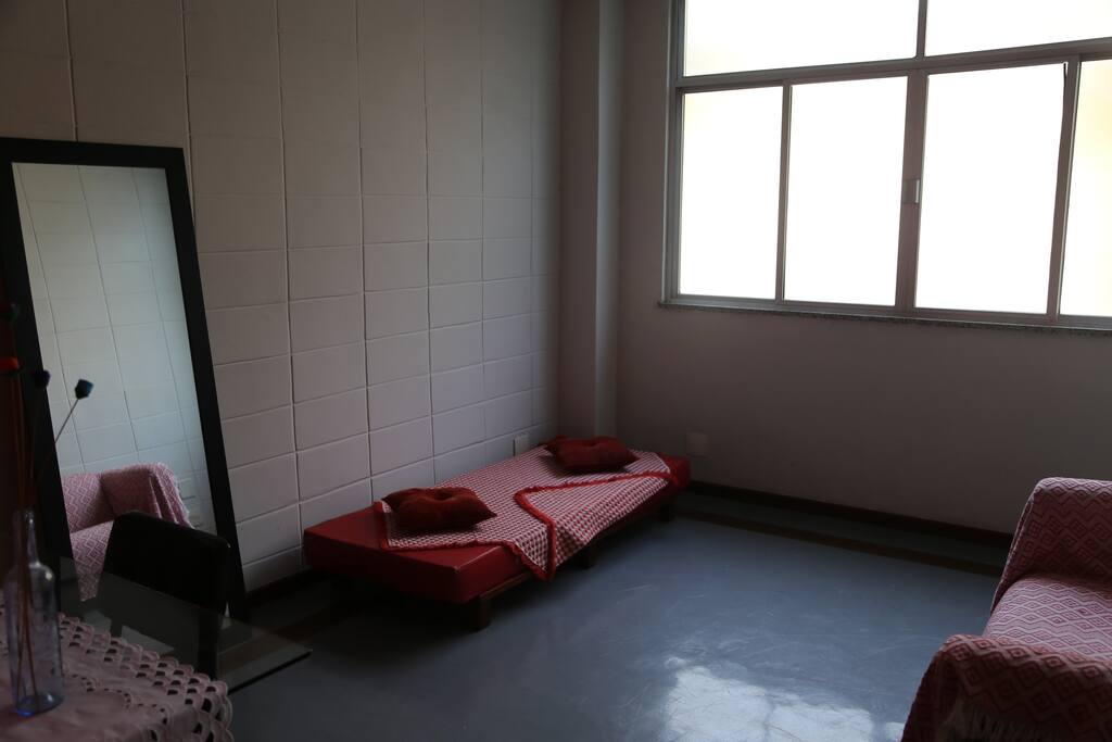 opção 1 para mais um quarto com banheiro e cozinha compartilhados