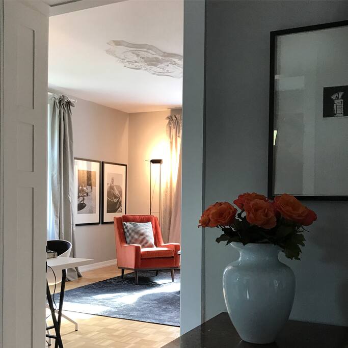 Blick in das Wohnzimmer