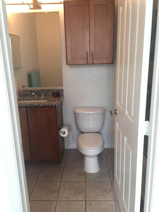 Your private bathroom