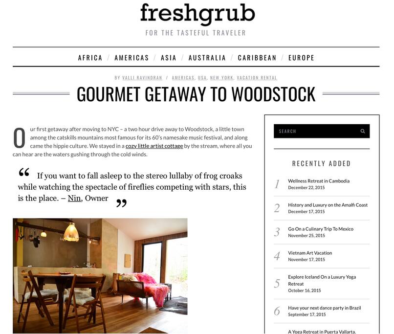 featured as Freshgrub unique property ..