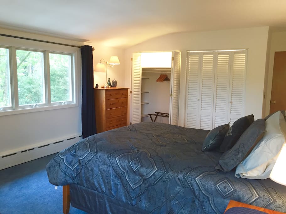Lots of space for your clothes if you want to stay for awhile.