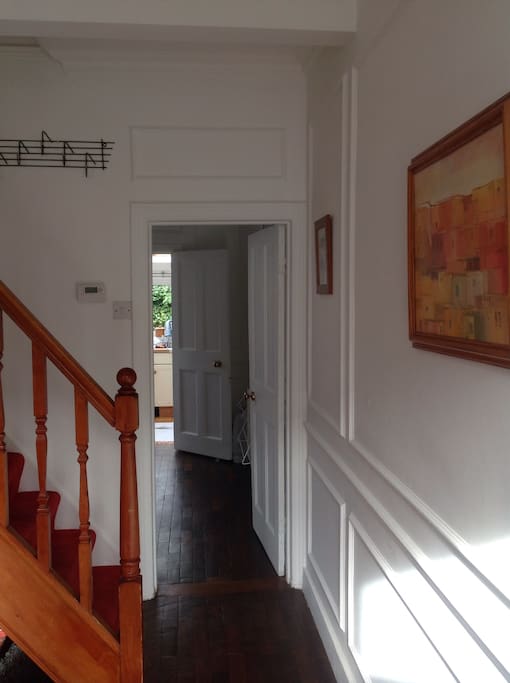 What you see from the front entrance