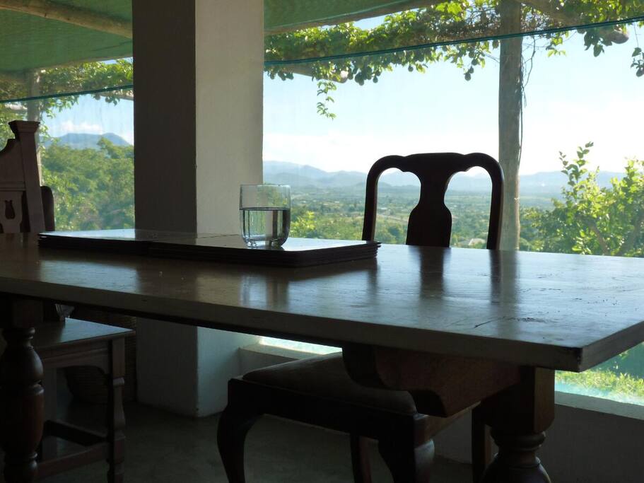 Dining room view