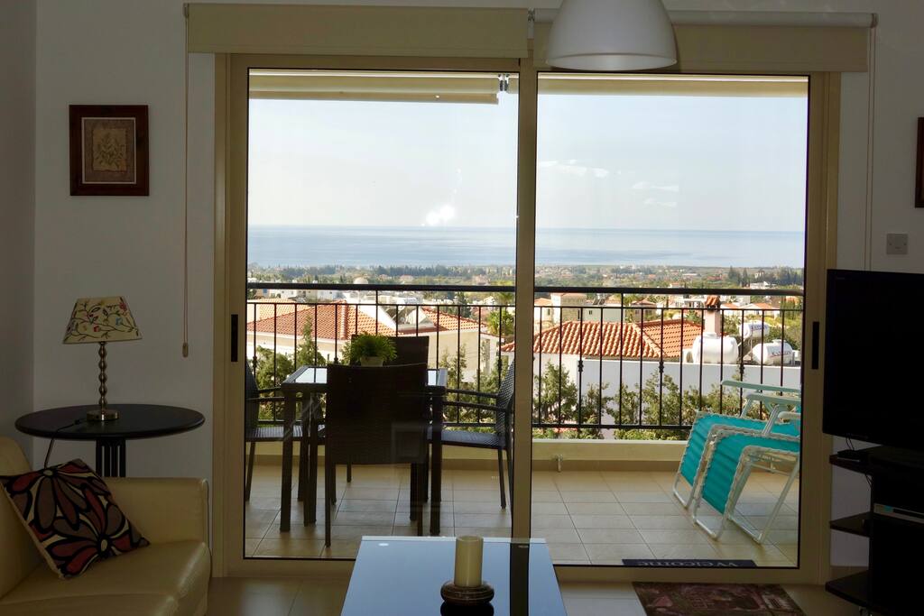 Breathtaking seaviews from the lounge