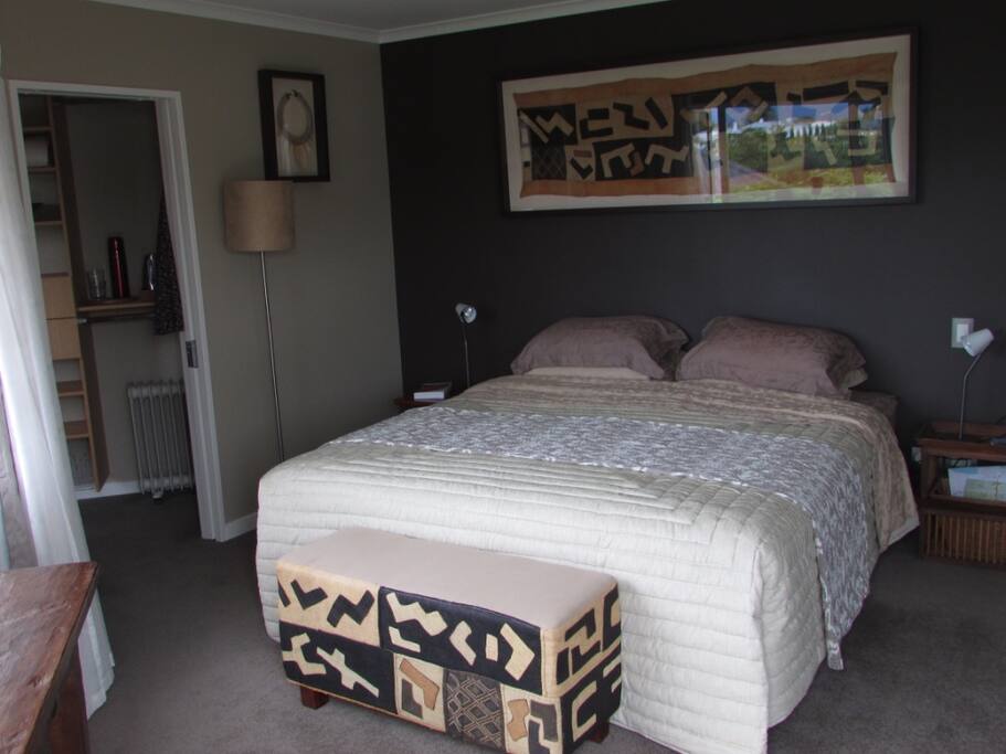 Super King bed with quality linens.