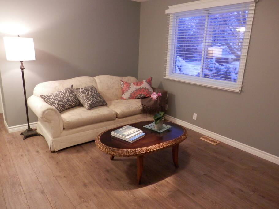 Living Room - Lg window facing front of house
