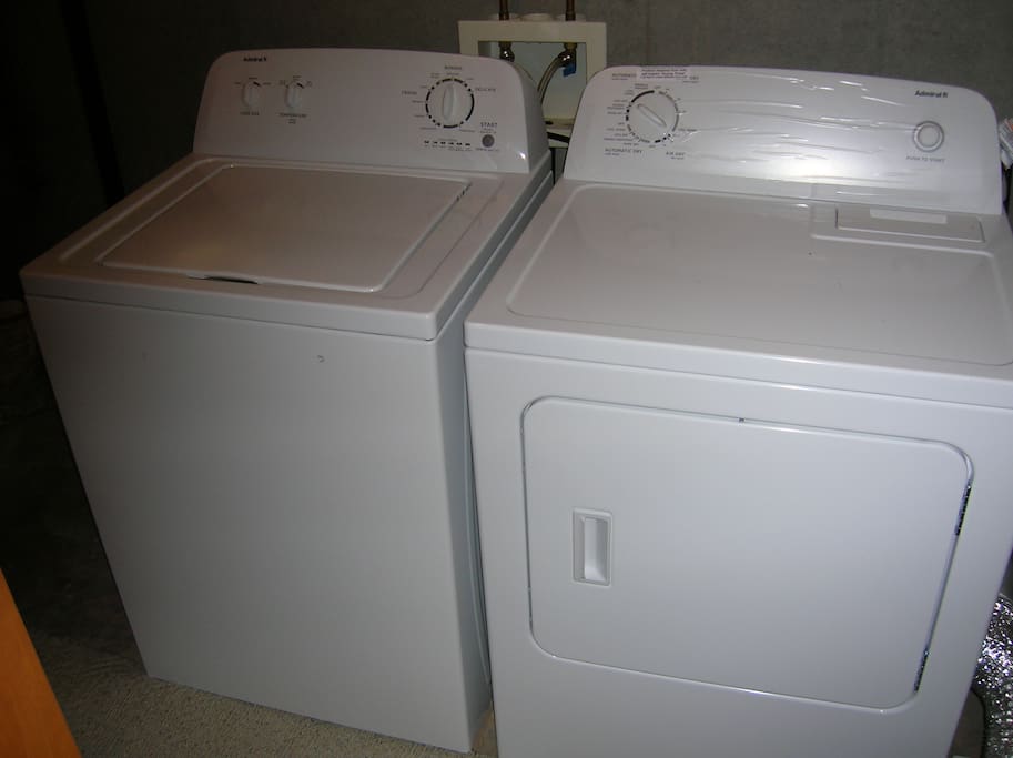 Washer and Dryer
in Unit