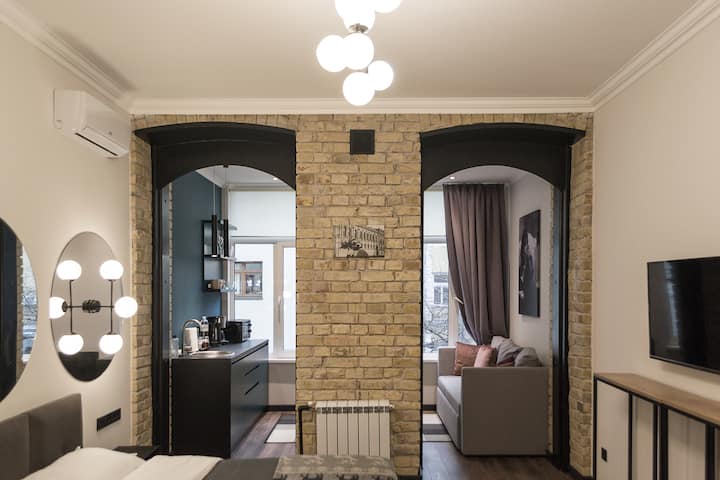Studio Loft Yaroslaviv Val Center(id:26.10.2) - Kiev