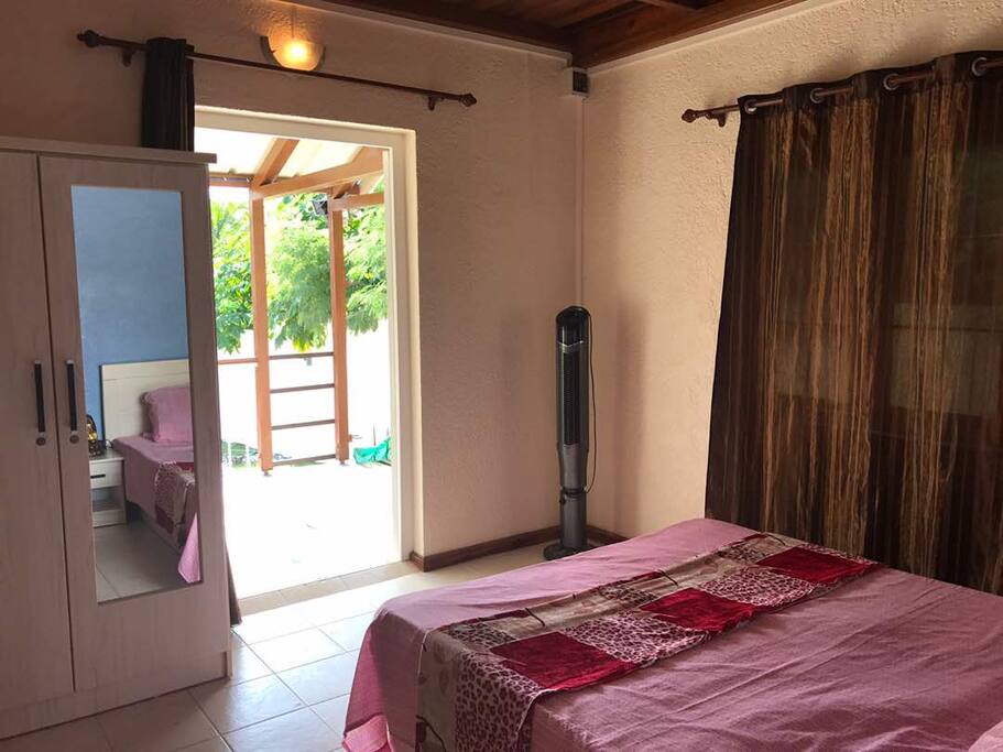 Bedroom with wardrobe