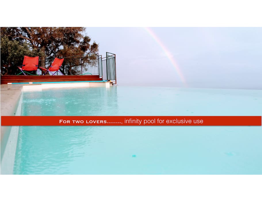 infinity pool ; Exclusive for two lovers ..