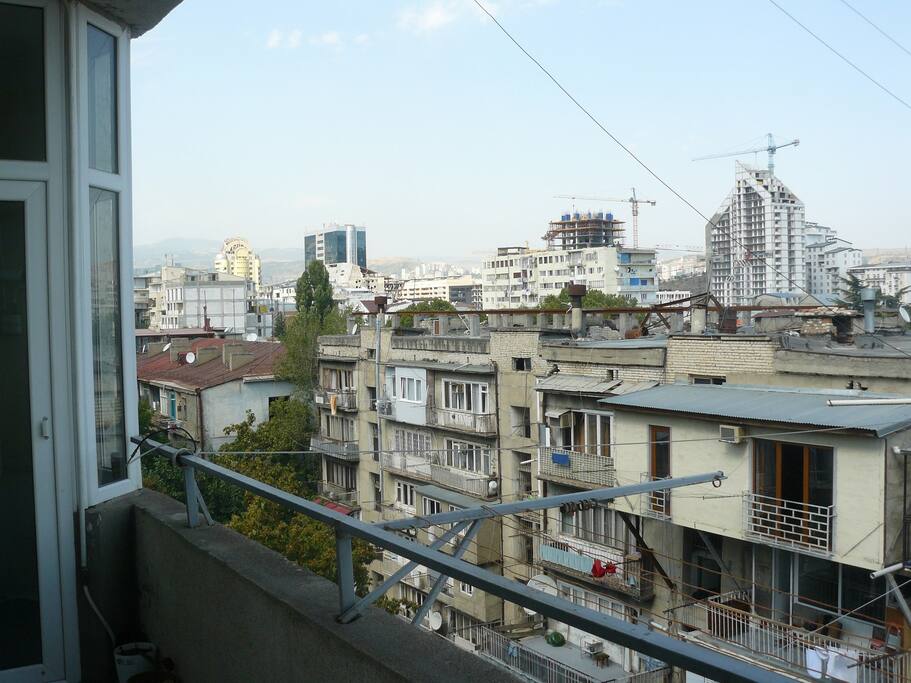 View from the kitchen balcony