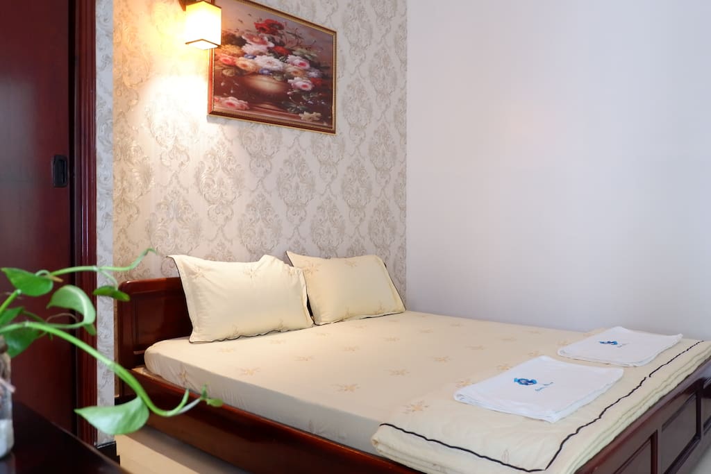 Bedroom 305 with a comfortable double bed for great night's sleep