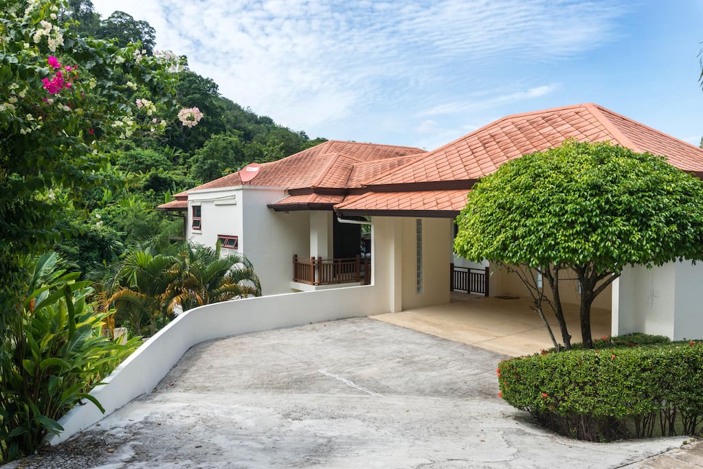 Spacious with a view and exquisite landscaping.
