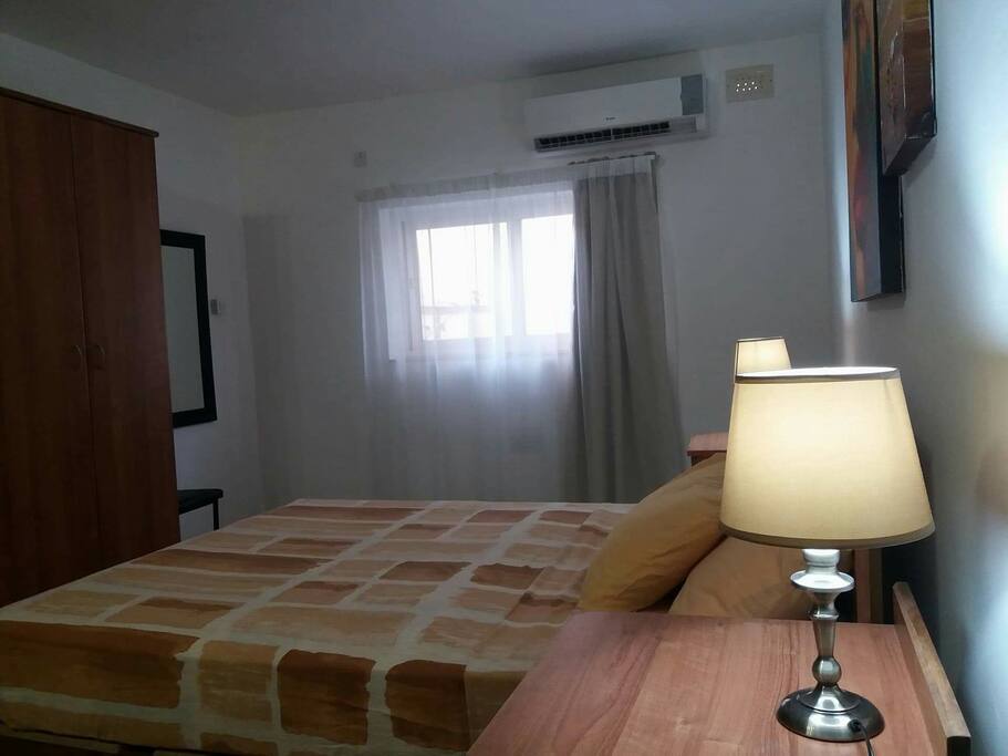 main bedroom, consisting of a double bed. A single bed may be added