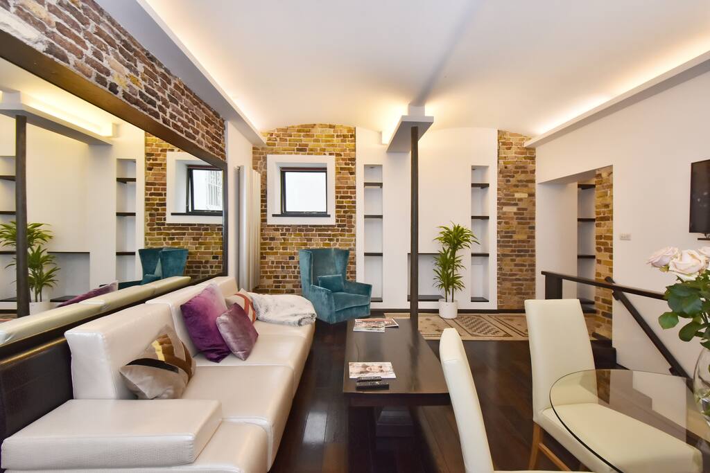 The bright, colourful and spacious Lounge and Dining Area