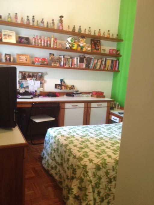 Quarto com vista para o Cristo redentor