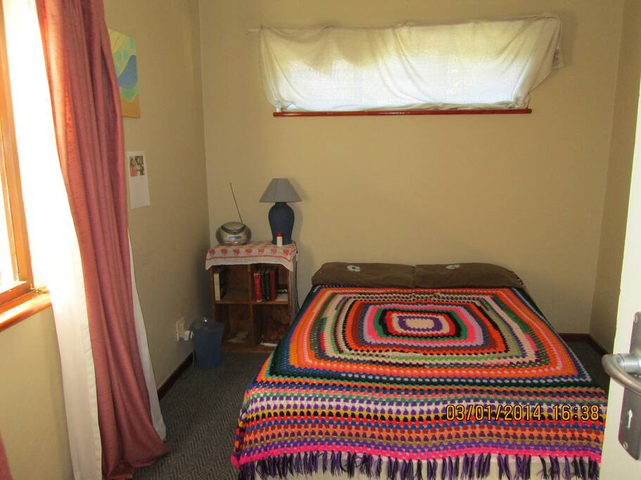 this is the north room with a double bed