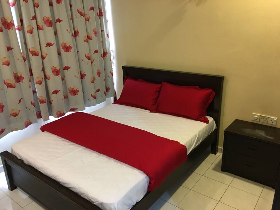 Master Room + bath room with air con.