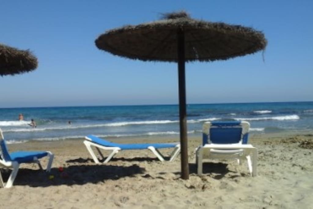 Closest beach is within 30 minuite walk, very safe.