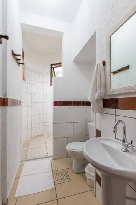 Banheiro privado fora do quarto