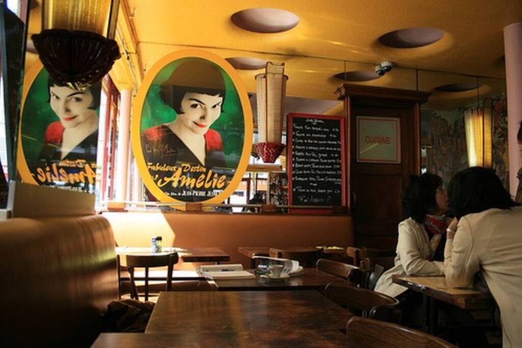 Braisière au deux moulins where the award winning movie Amelie was filmed, on the same street as the studio, right next door in fact ;)