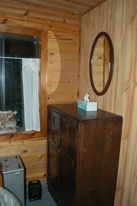 Lots of storage space and bright window!
