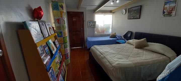 Táto spálňa je pre 3 osoby.