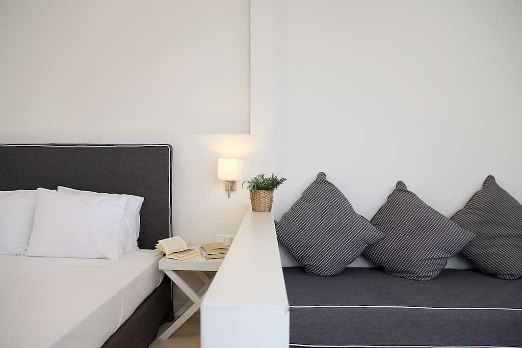 The sofa which also becomes a proper single bed