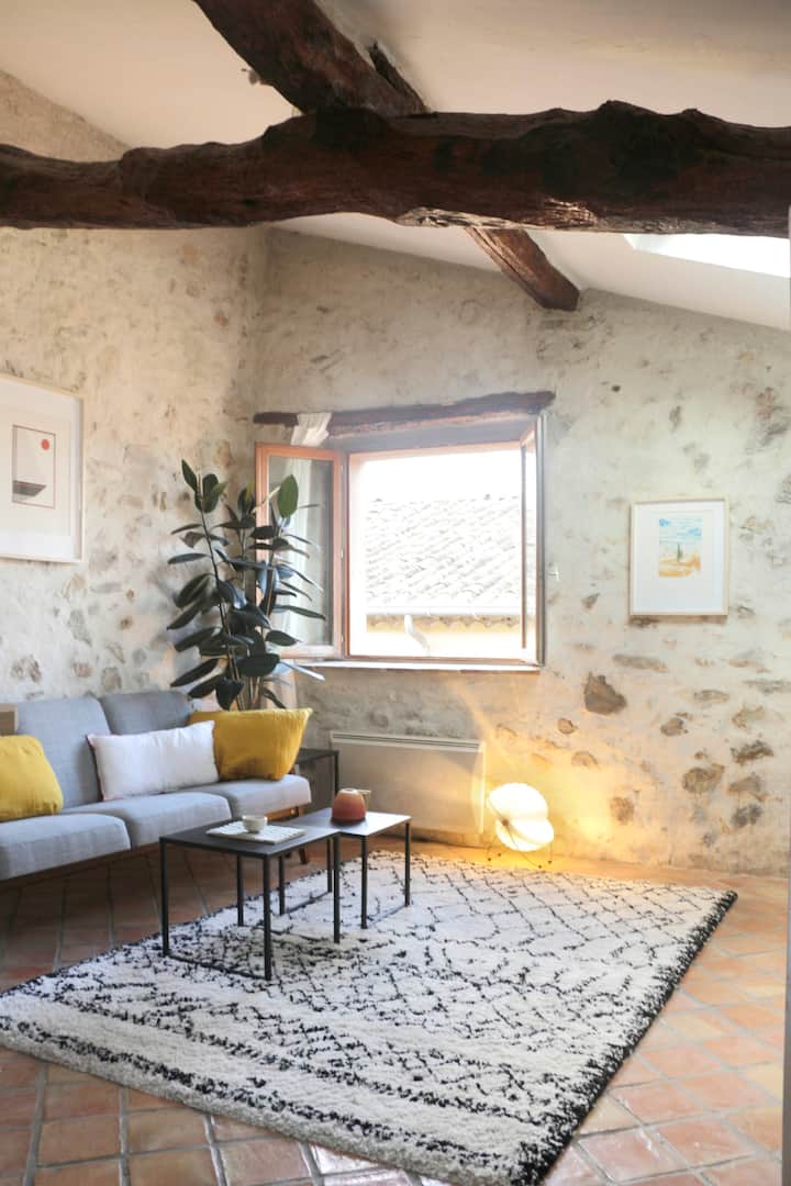 Studio Charmant Dans Un Village Medieval - Valbonne
