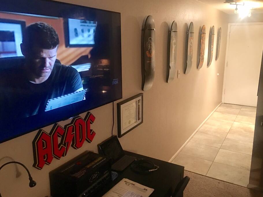 Apartment Hallway/Skateboard Art