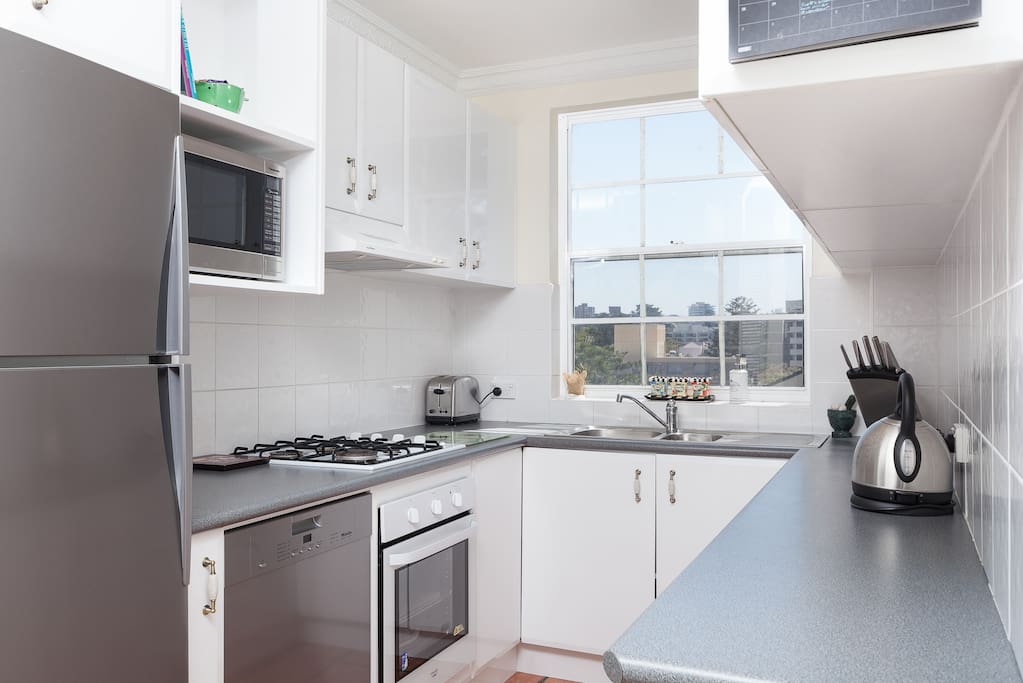 Bright and sunny kitchen