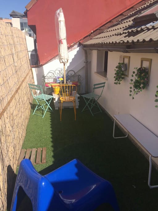 Una terraza con encanto ...