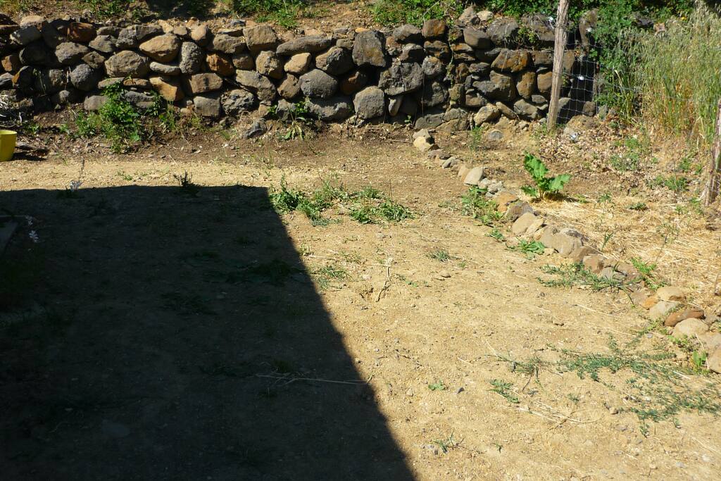 Emplacement avec tomates à cueillir tout proche!