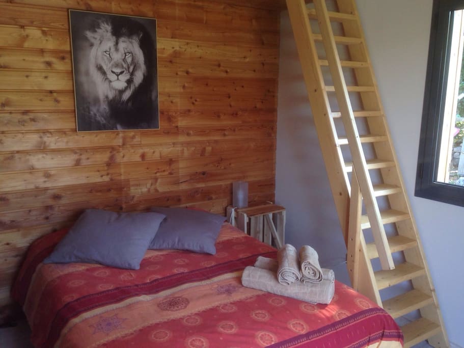 Chambre 1 : 1 lit double 140x190