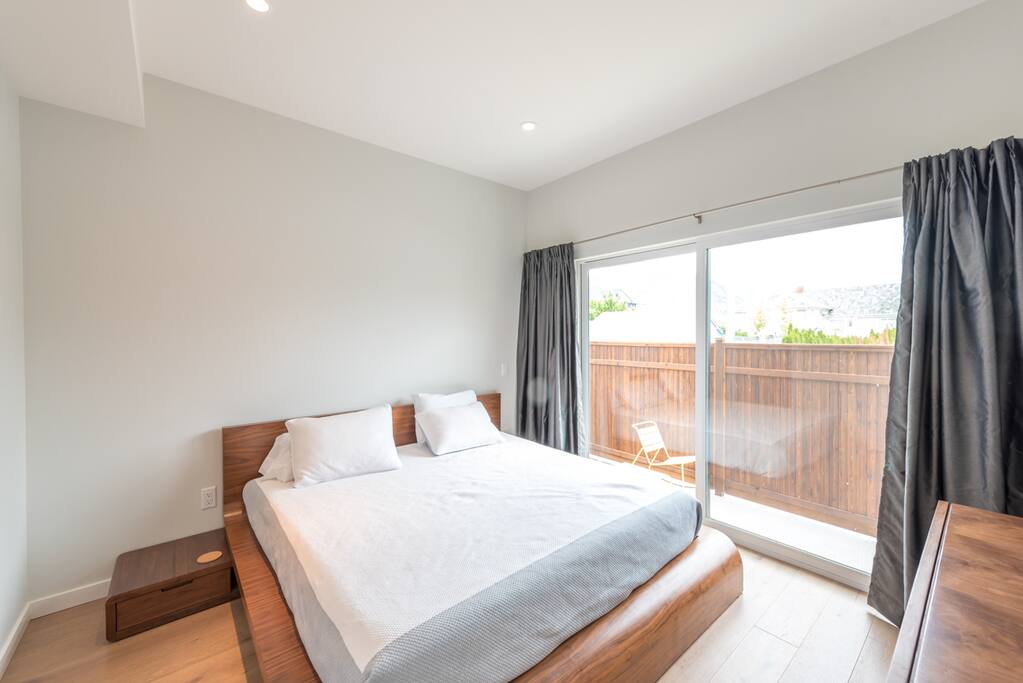 Main Floor Master Bedroom with King Bed