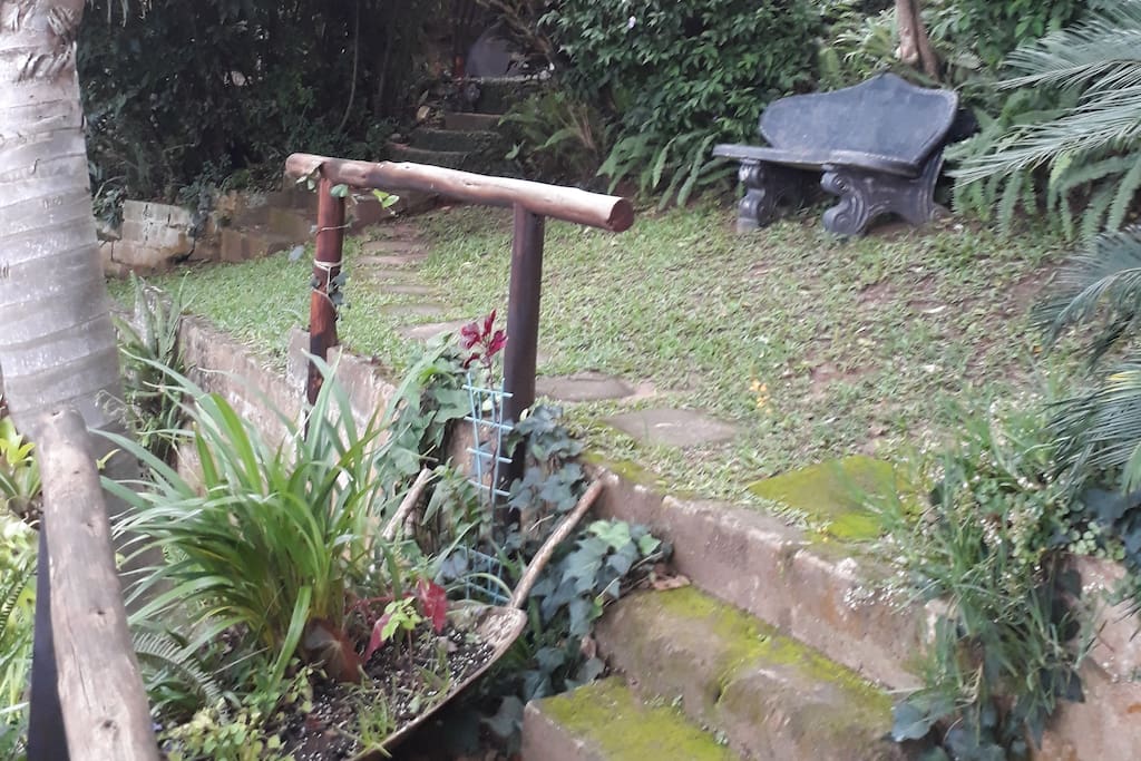 relax in garden