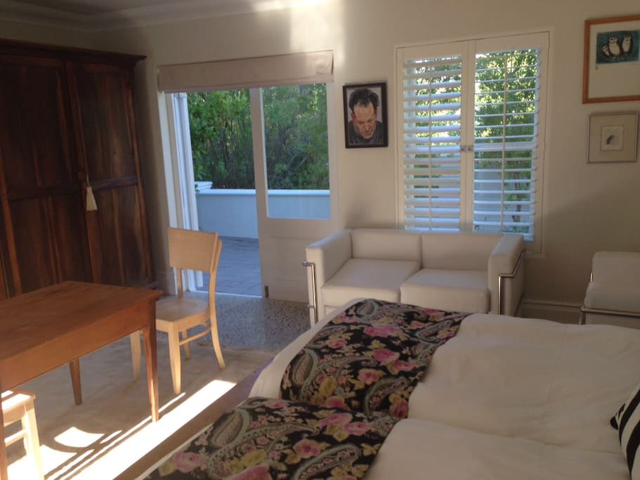 Private entrance to the room