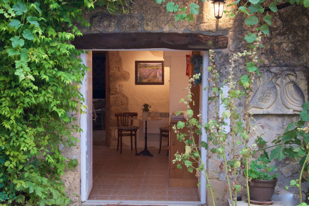 Doorway to a romantic getaway