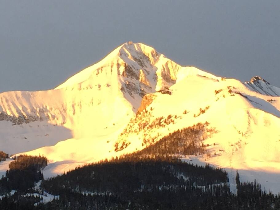 Lone Mountain Peak at Big Sky resort