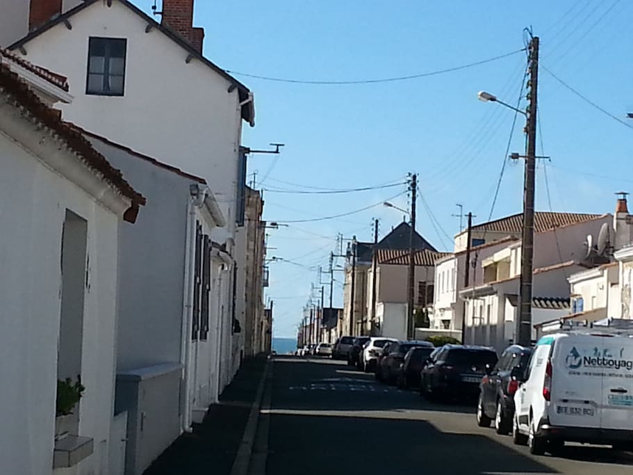 La mer au bout de la rue !