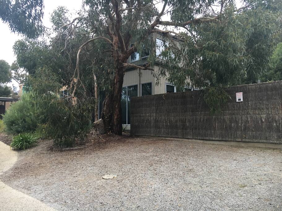 There is on site free car parking for a maximum of 3 cars. Relax and enjoy Anglesea knowing your car is safe, secure and off the main road.