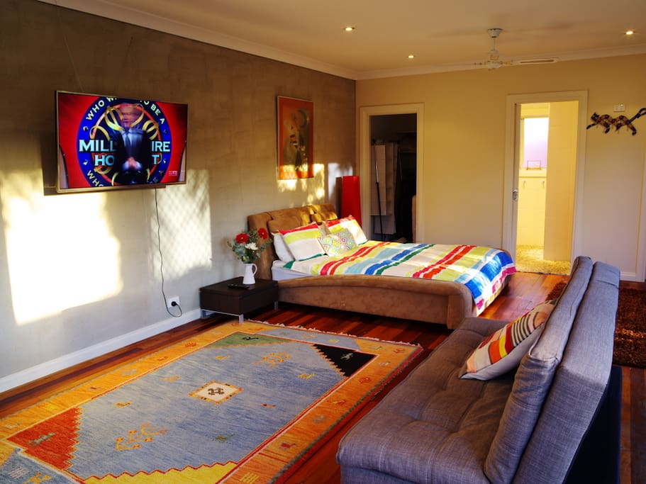 Amazing comfy space.