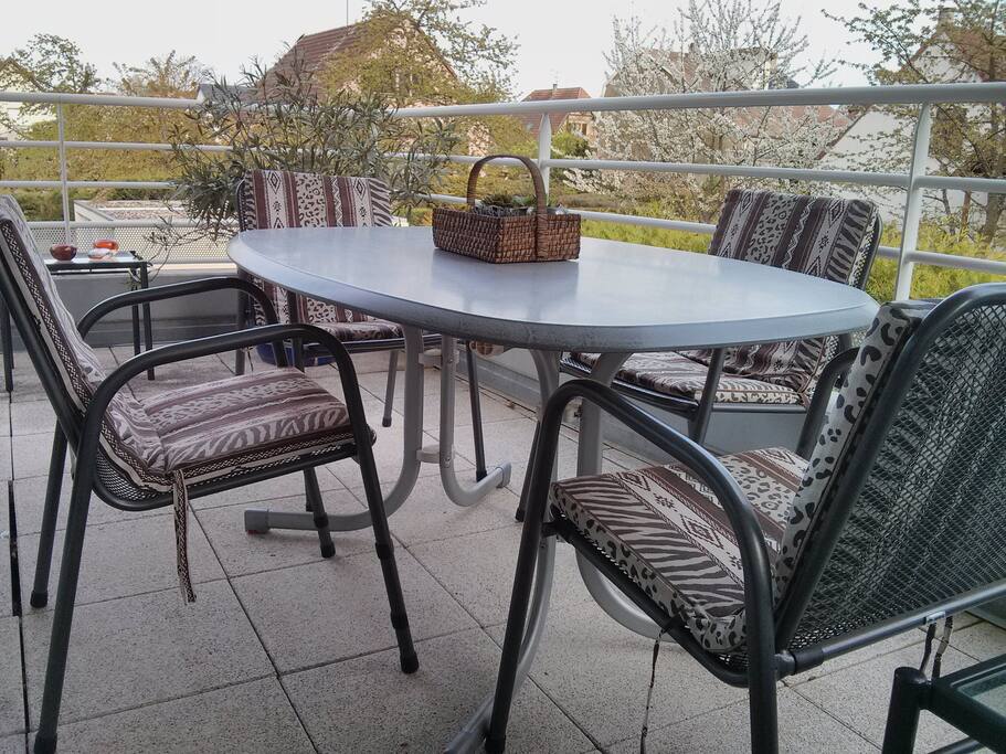 Terrasse meublée