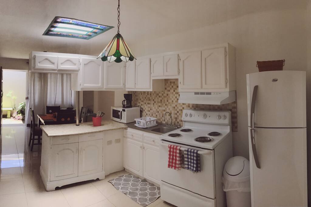 Fully equipped kitchen